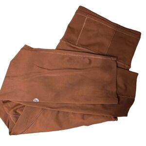 Lululemon Fast and Free Leggings Dark Terracota